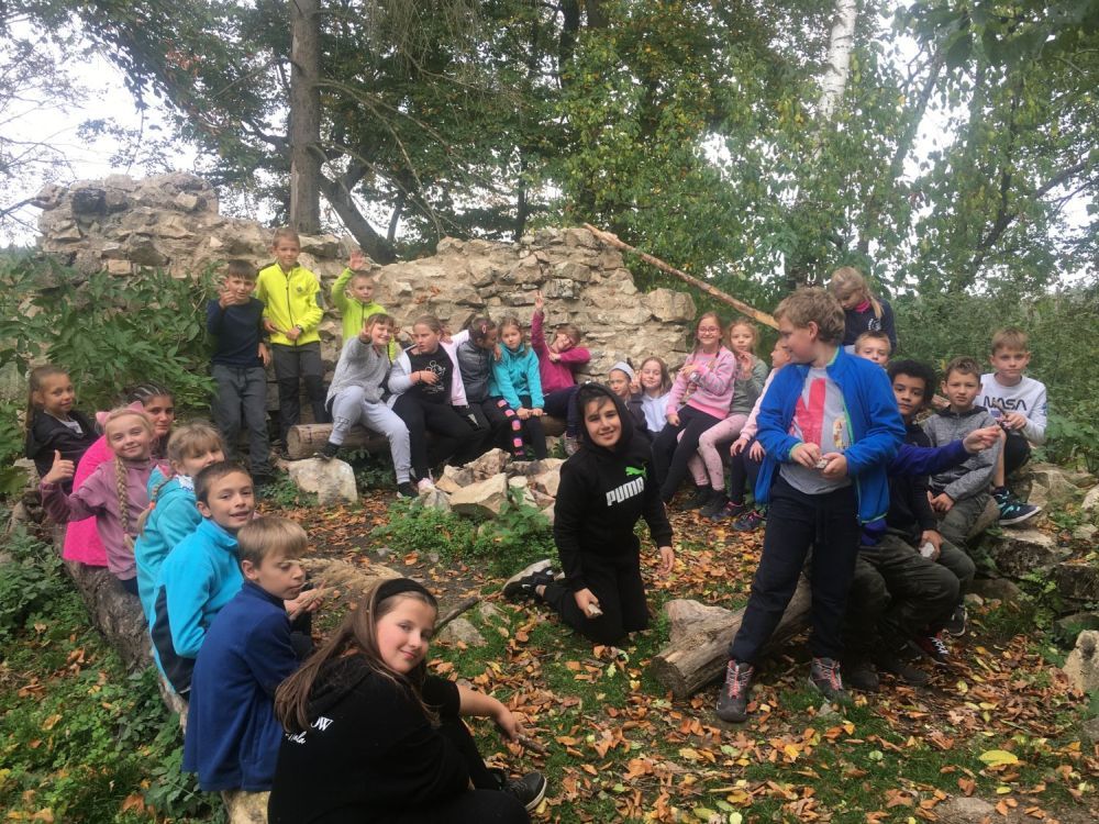 Fotka dětí na Templštýně