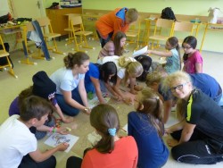 Chodníkové malování 2015