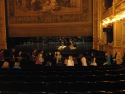 V hledišti Národního divadla.